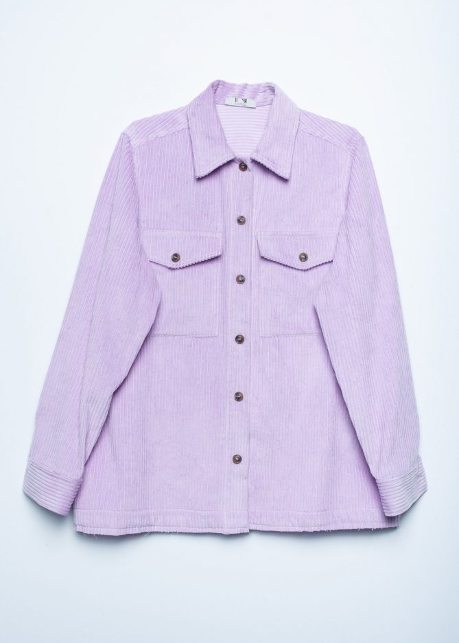 Lilac Corduroy Jacket