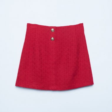 Tweed mini skirt