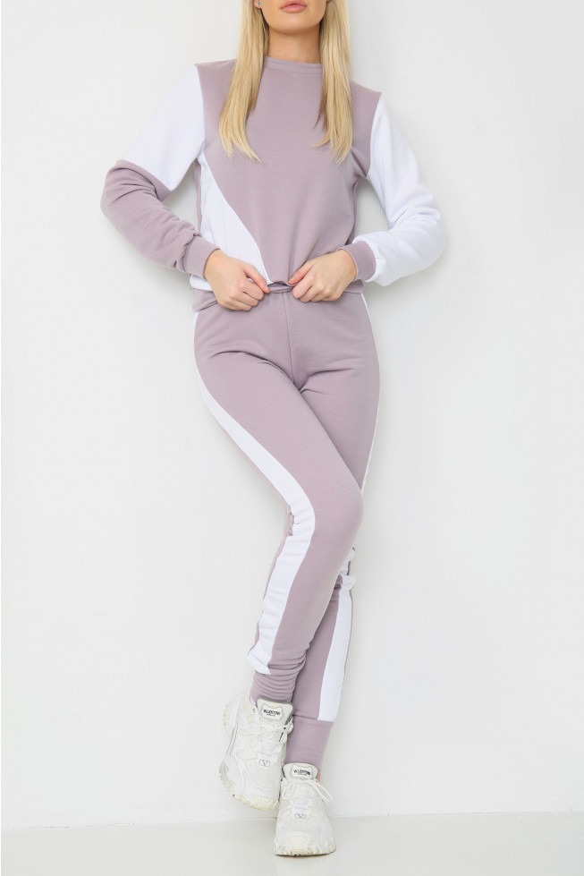 Lilac Bi-color Track Suit