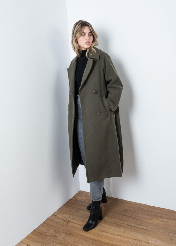 The French 95 - Swiss online shopping for women's fashion - Shop women's long belted coats at affordable prices - Free shipping in Switzerland