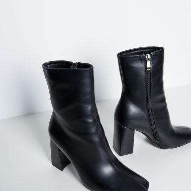 Square Heel Low Boots