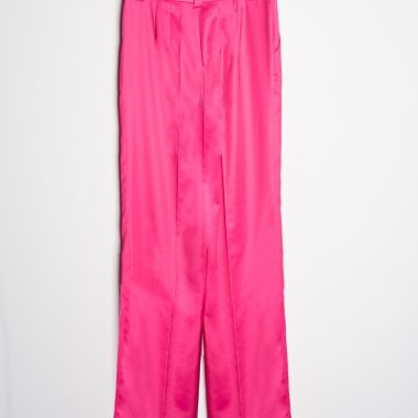 Satin Darted Straight Trousers