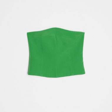 Bustier Strapless Top – Green