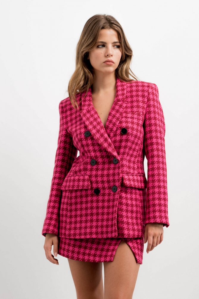 The French 95 - Swiss online shopping for women's fashion - Shop women's houndstooth skirt suit at affordable prices - Free shipping in Switzerland