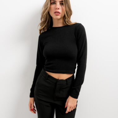 Black Basic Pullover
