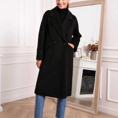 Black Long Classic Coat