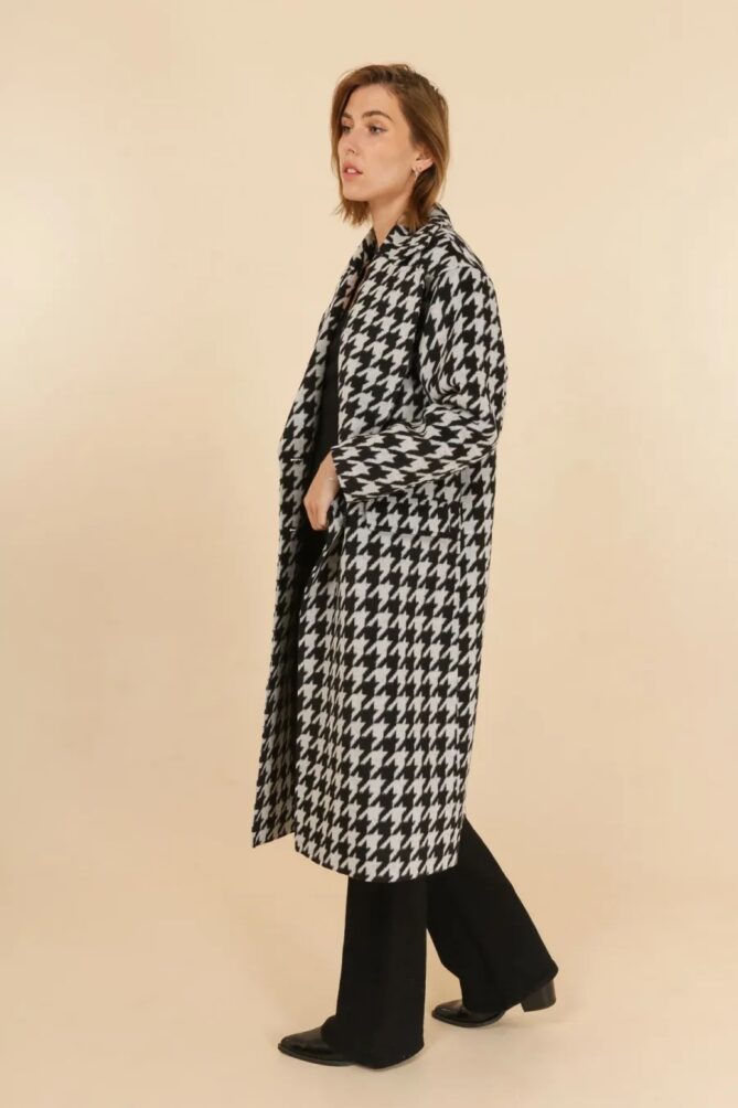 The French 95 - Swiss online shopping for women's fashion - Shop women's houndstooth coats at affordable prices - Free shipping in Switzerland